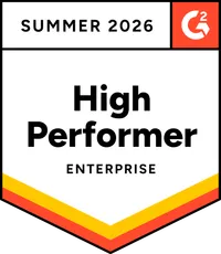 G2 High Performer Enterprise Summer 2026 — Employee Communications badge